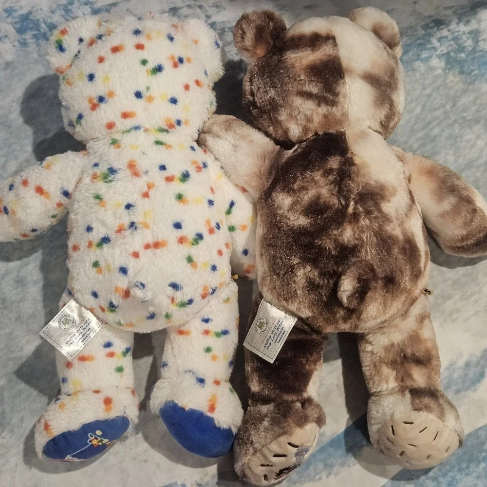 Build A Bear Baskin Robbins Sundae Bear & Dairy Queen Blizzard Bear Plush Bundle